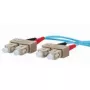 Cavo in fibra ottica METZ CONNECT 151J1EOEO10E 2x SC OM3 1 m aqua