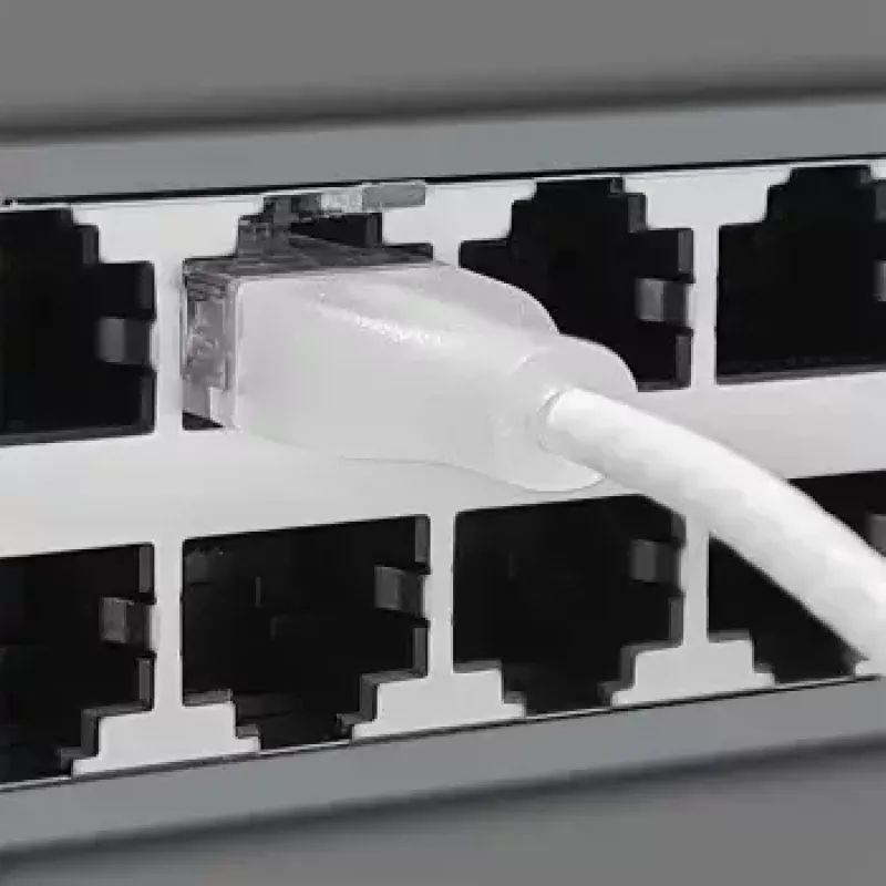 Cavo di rete Wantec 7408 RJ45 Cat6a 5m bianco