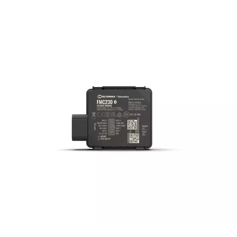 Localizzatore GPS Teltonika FMC230 impermeabile LTE CAT 1 nero