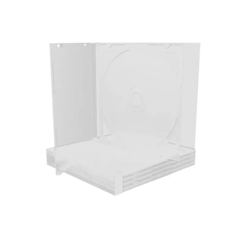 Custodia CD doppia MediaRange trasparente 10 mm