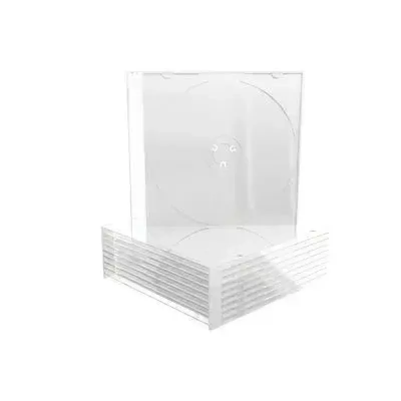 Custodia slim CD MediaRange BOX32-T per 1 disco 5,2 mm vassoio trasparente