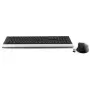 MediaRange Highline Series MROS105-YU set tastiera e mouse wireless, QWERTZ (slavo meridionale), nero/argento