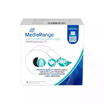 Etichette adesive multiuso in carta MediaRange MRDY11356 41x89mm rimovibili 300 pz.
