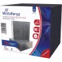 Custodie slim CD MediaRange BOX32-25 — custodia in plastica per singolo disco con vassoio nero, confezione da 25