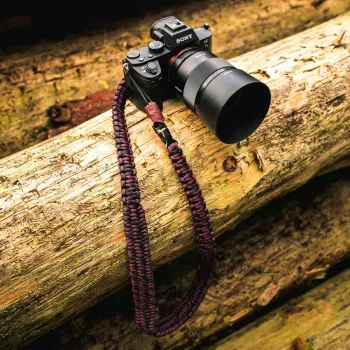 C-ROPE Traveler Paracord cinghia per fotocamera, 125 cm, Military Olive