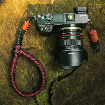 C-ROPE Claw Paracord cinturino da polso per fotocamera, 30 cm, nero
