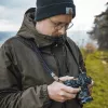 C-ROPE Traveler tracolla per fotocamera in paracord, 140 cm, Red Dots
