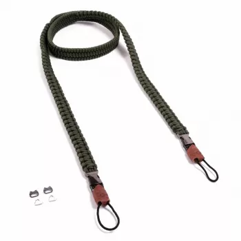 C-ROPE Traveler Paracord cinghia per fotocamera, 140 cm, Military Olive