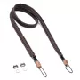 C-ROPE Traveler Paracord cinghia per fotocamera, 125 cm, Dark Coffee