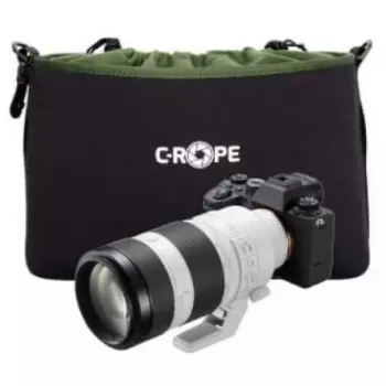 Borsa C-Rope CRP-CNB-XL-BLK-2 nero verde tracolla
