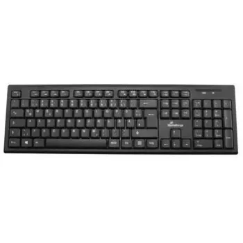 Tastiera wireless MediaRange MROS111-GR layout QWERTY nero – design wireless compatto