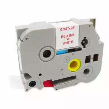 Nastro per stampante MediaRange MRBTZ252 rosso 2,4 cm 8 m