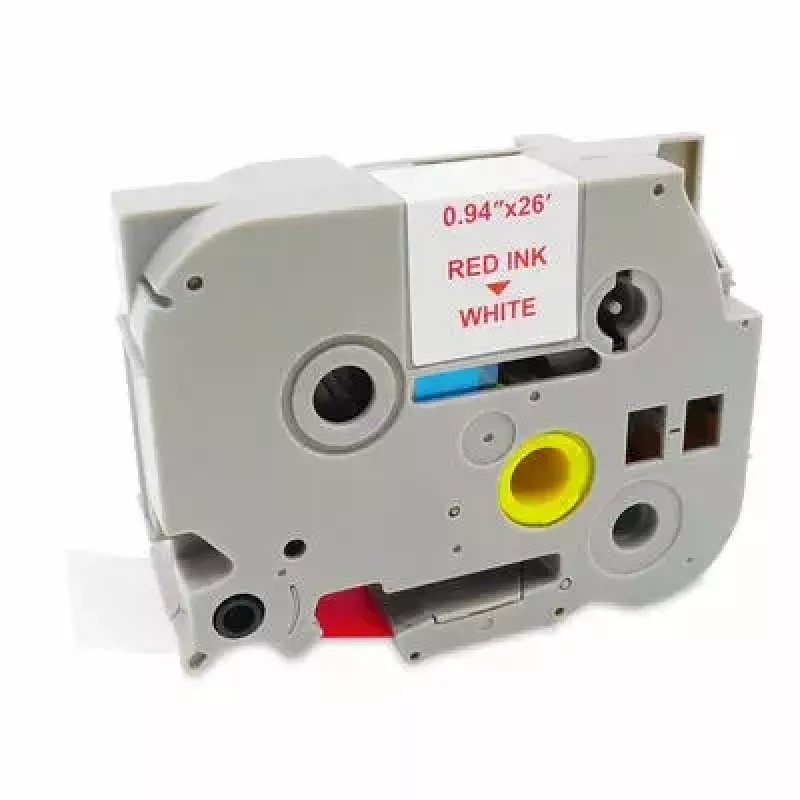 Nastro per stampante MediaRange MRBTZ252 rosso 2,4 cm 8 m