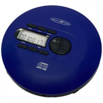 Lettore CD/MP3 portatile Reflexion PCD520MF (Discman), Anti-Shock, blu