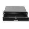 Unità a cassetto Rockstable 2 HE 19 inch cassetto con serratura acciaio nero