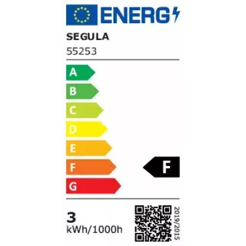 Lampada LED Segula 55253 bianco caldo 2200 K 3 W E27 F