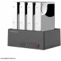 Docking station per HDD LC-Power LC-DOCK-U3-4B-V2 con USB 3.0 e supporto multi-bay