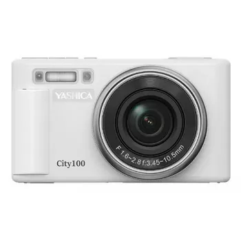 Fotocamera compatta Yashica City 100 72 MP CMOS argento bianco