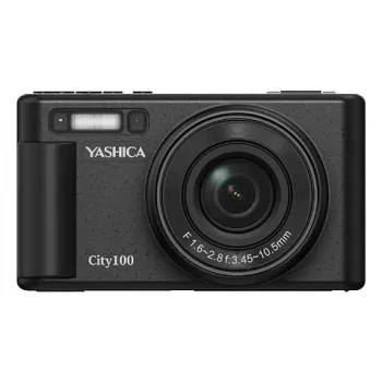 Fotocamera compatta Yashica City 100 72 MP CMOS nero 3x zoom ottico