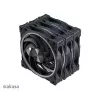 Set ventole assiali per case Akasa SOHO AR LED 12 cm RGB, 3 pezzi