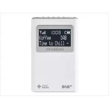Radio portatile Sangean DPR-39 DAB+ FM LCD bianco