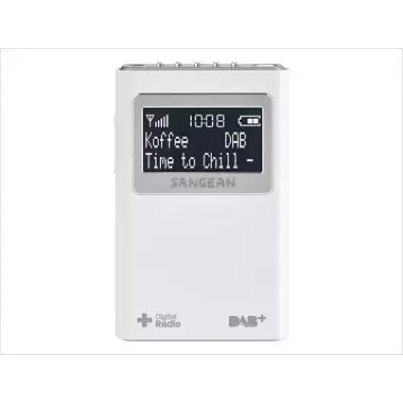 Radio portatile Sangean DPR-39 DAB+ FM LCD bianco