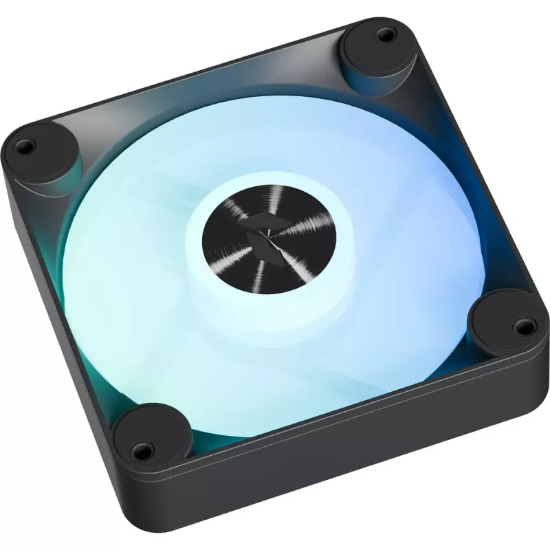 Ventola per case APNX FP1-R 120 mm, nera, flusso d'aria inverso, confezione da 3