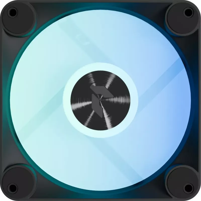 Ventola per case APNX FP1-R 120 mm, nera, flusso d'aria inverso, confezione da 3