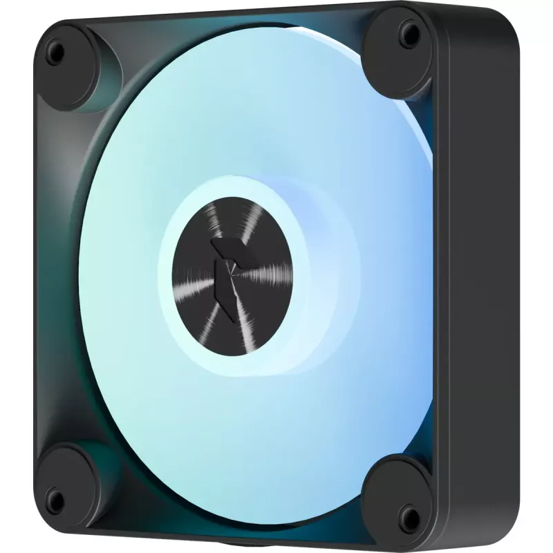 Ventola per case APNX FP1-R 120 mm, nera, flusso d'aria inverso, confezione da 3