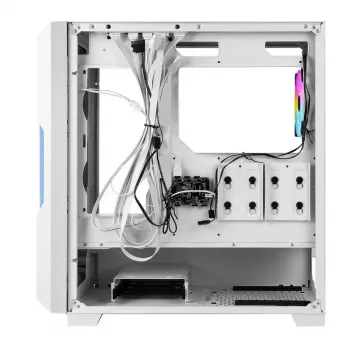 Case per PC Azza Guardian Glass Midi Tower bianco