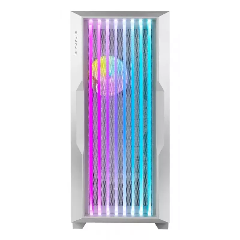 Case per PC Azza Guardian Glass Midi Tower bianco