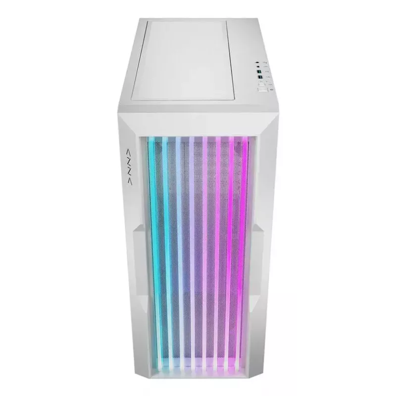Case per PC Azza Guardian Glass Midi Tower bianco