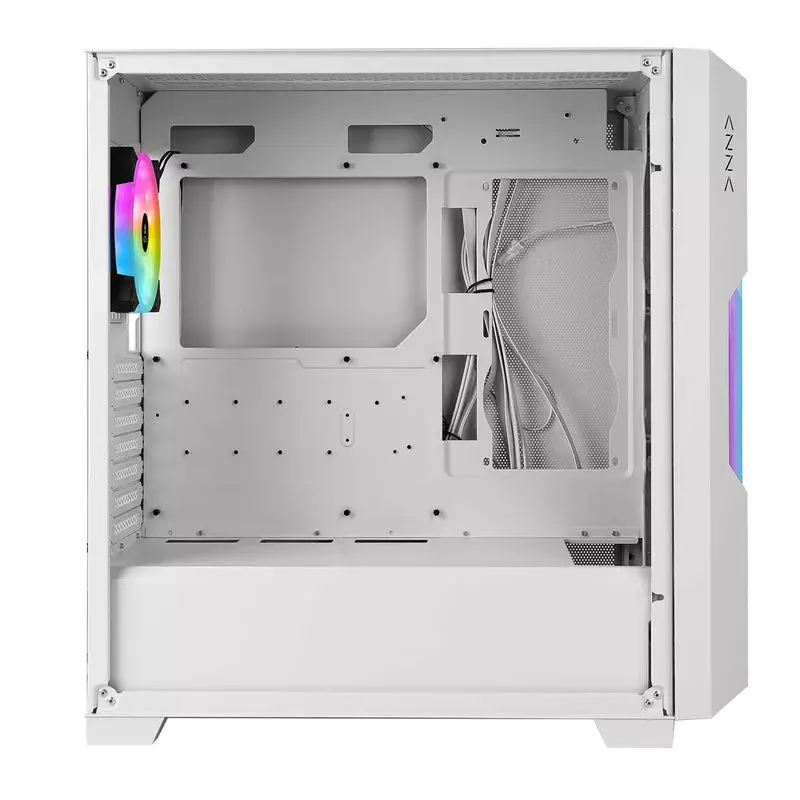 Case per PC Azza Guardian Glass Midi Tower bianco