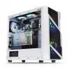 Case PC Thermaltake Commander C31 TG Snow ARGB Edition Midi Tower nero, bianco