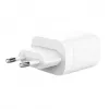 Silicon Power QM25 caricabatterie da parete 30W con due porte, USB-C e USB-A, bianco (SP30WASYQM252PCW)