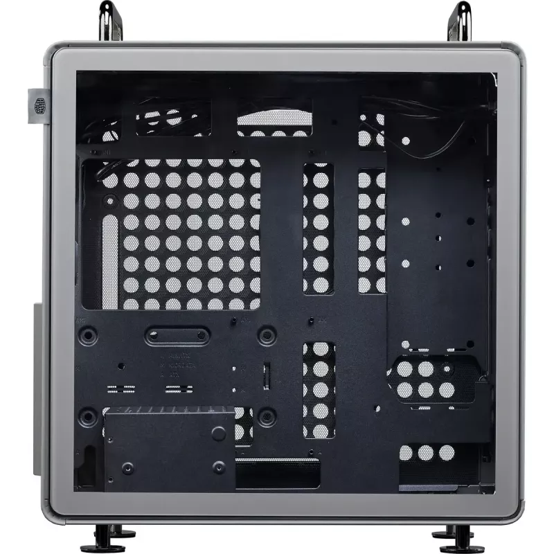 Case computer Cooler Master QUBE 540 Moonstone — Mid-Tower con pannello laterale in vetro temperato (grigio)