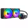 Kit raffreddamento a liquido Azza LCAZ-240C-ARGB 12 cm nero