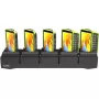 Base di ricarica per Zebra WT5400 WT6400 — caricabatterie a 5 posti per ricaricare cinque dispositivi contemporaneamente