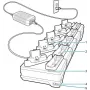 Docking station Zebra WT6400 a 5 posti con caricabatterie, modello CRD-WT64-5S5BE-01