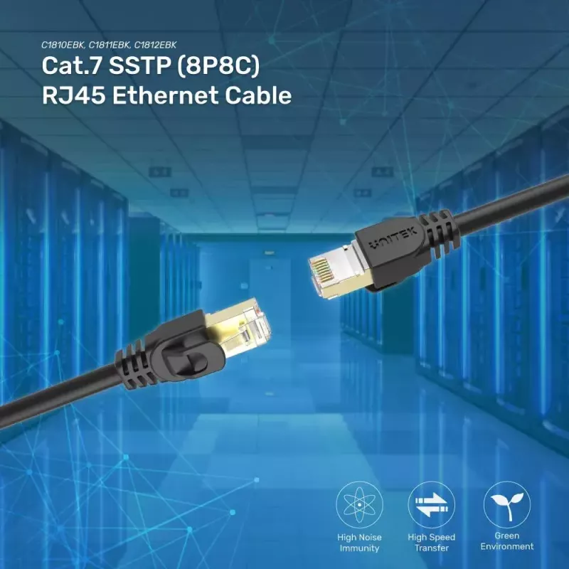 Cavo di rete UNITEK C1815EBK RJ-45 RJ-45 20 m nero