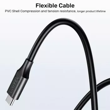 Cavo di alimentazione UNITEK C14115BK-1.8M USB-C DC 1,8 m 20 V 3,25 A