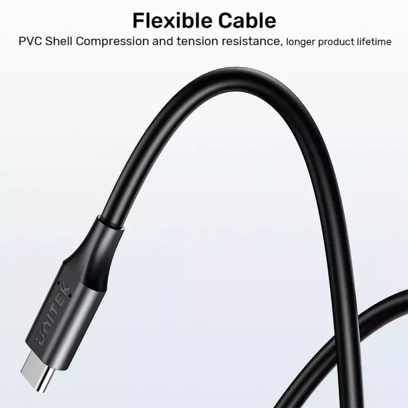 Cavo di alimentazione UNITEK C14115BK-1.8M USB-C DC 1,8 m 20 V 3,25 A