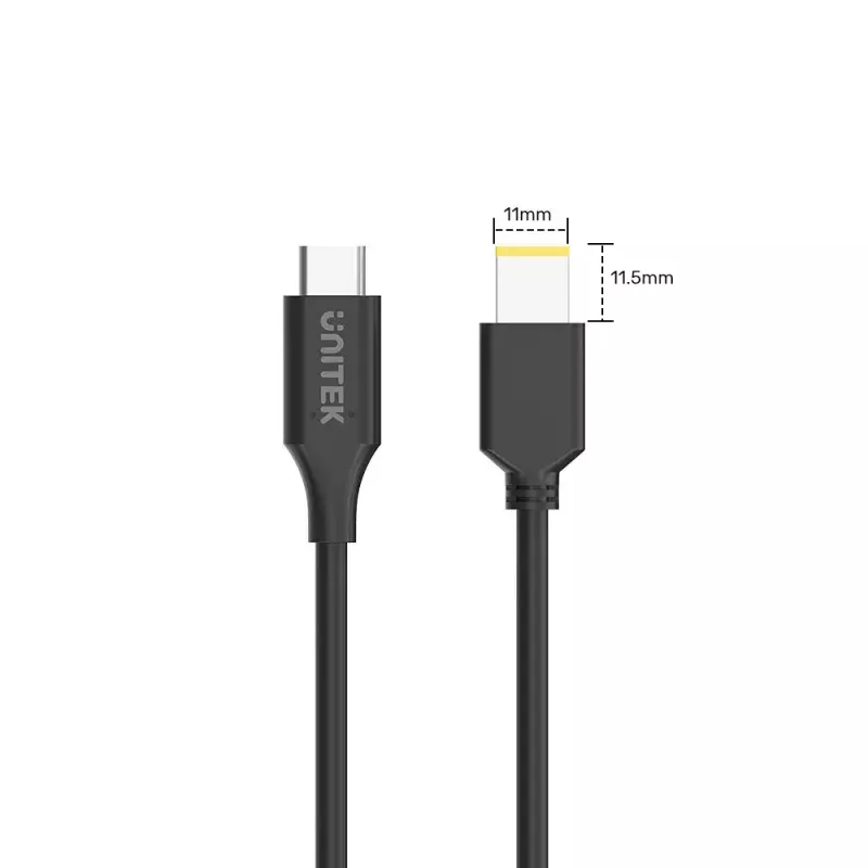 Cavo di alimentazione UNITEK C14115BK-1.8M USB-C DC 1,8 m 20 V 3,25 A
