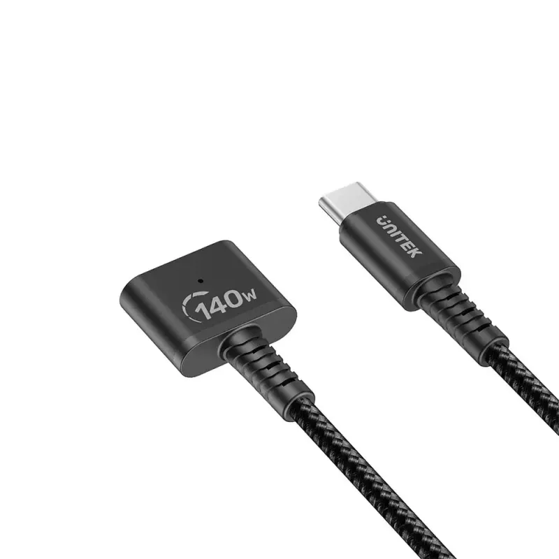 Cavo di alimentazione UNITEK C14121BK-1M nero MagSafe 3 USB C 1m 28V 5A