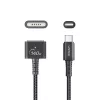 Cavo di alimentazione UNITEK C14121BK-1M nero MagSafe 3 USB C 1m 28V 5A
