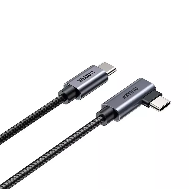 Cavo USB UNITEK C14123BK-1M 1 m USB 2.0 nero grigio