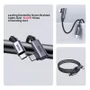Cavo USB UNITEK C14123BK-1M 1 m USB 2.0 nero grigio