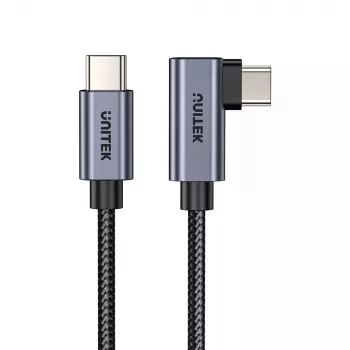 Cavo USB UNITEK C14123BK-1M 1 m USB 2.0 nero grigio