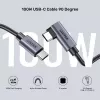 Cavo USB UNITEK C14123BK-3M USB 2.0 USB-C 3 m nero grigio