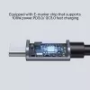 Cavo USB UNITEK C14123BK-3M USB 2.0 USB-C 3 m nero grigio